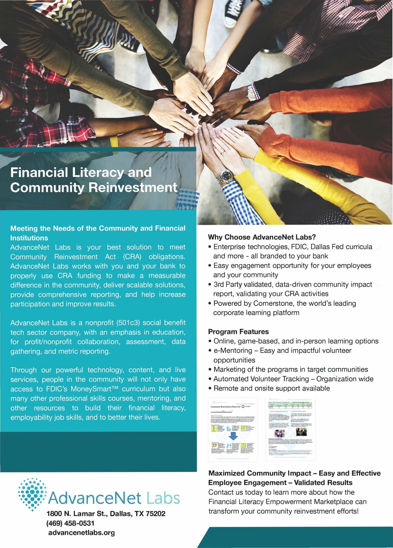 Financial Literacy | AdvanceNet Labs